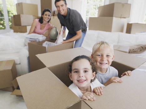 Professional removals team preparing a move in West London