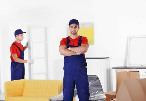 Careful furniture handling during a local house move