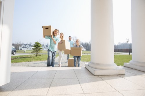 Removal van and moving team for West London home moves