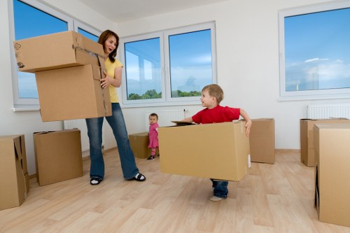 Local moving team handling access and parking challenges in West London